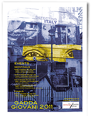 gadda giovani 2011 A5 flyer - design by lefke kerr