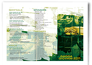 gadda giovani 2011 folded brochure (cover) - design by lefke kerr